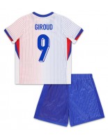 Frankrike Olivier Giroud #9 Bortedraktsett Barn EM 2024 Korte ermer (+ bukser)